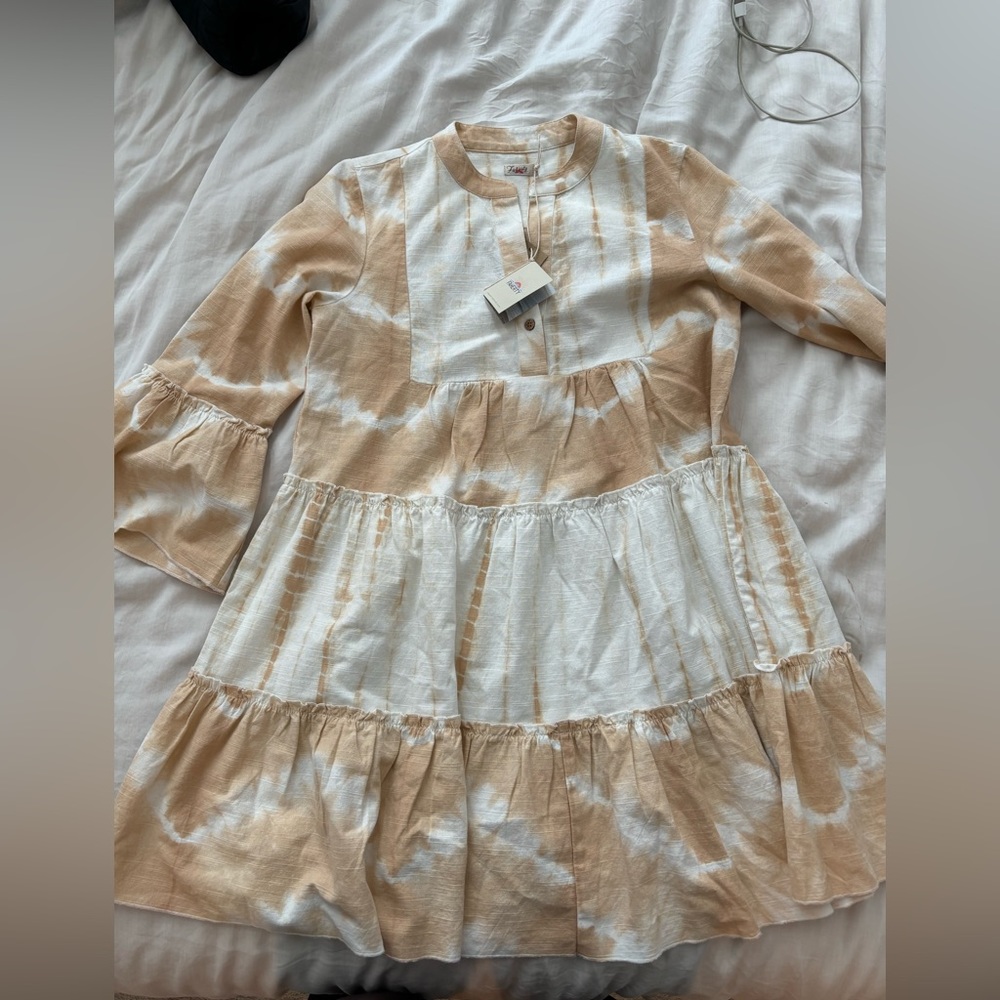 Faherty vida tie dye dress